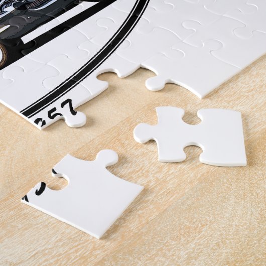 1957 BEL AIR RED LEGPUZZEL (Zijkant)