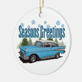 1957 Bel Air Season's groeten Keramisch Ornament (Links)