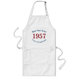 1957 ♥ Best Verjaardag Ever! 60e Verjaardagscadeau Lang Schort