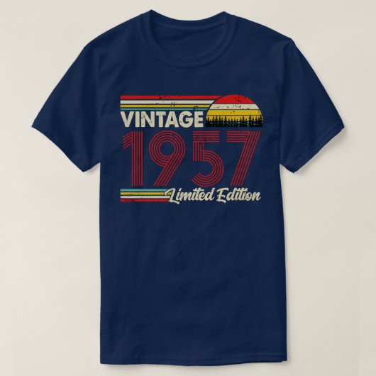 1957 Birthday Shirt Limited Edition 1957 B (Design voorkant)