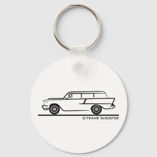 1957 Chevrolet 1-50 Stationwagon Sleutelhanger (Voorkant)