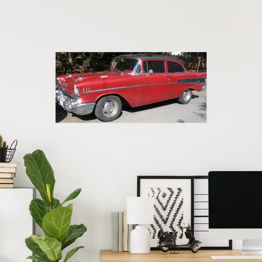 1957 Chevrolet Bel-Air/210 Poster (Thuiskantoor)