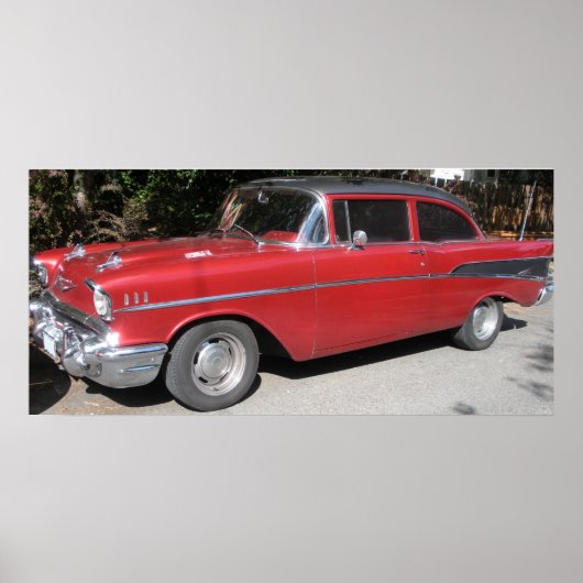 1957 Chevrolet Bel-Air/210 Poster (Voorkant)