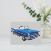 1957 Chevrolet Bel Air 2-deporteerbaar Briefkaart (Staand voorkant)