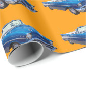 1957 Chevrolet Bel Air 2-deporteerbaar Cadeaupapier (Rol Hoek)