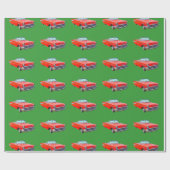 1957 Chevrolet Bel Air Converteerbare Antiek auto Cadeaupapier (Vlak)