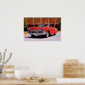 1957 Chevrolet Bel-Air Convertible Poster (Keuken)