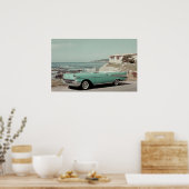 1957 Chevrolet Bel-Air Convertible Poster (Keuken)