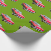 1957 Chevrolet Bel Air Klassieke auto Cadeaupapier (Hoek)