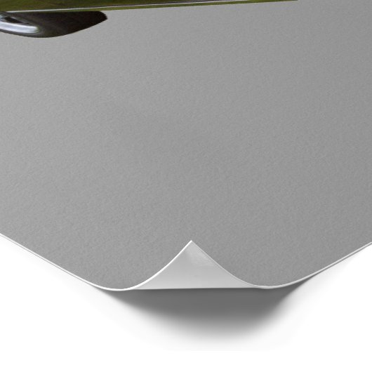 1957 Chevrolet Bel Air Klassieke auto Poster (Hoek)