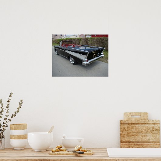 1957 Chevrolet Bel-Air Poster (Keuken)