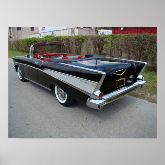 1957 Chevrolet Bel-Air Poster (Voorkant)