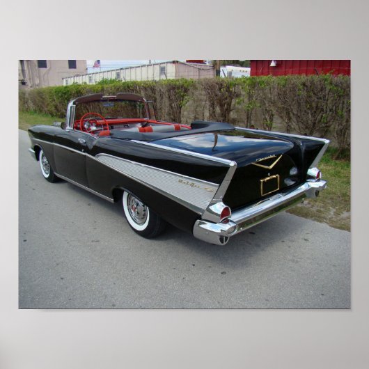 1957 Chevrolet Bel-Air Poster (Voorkant)