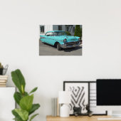1957 Chevrolet Bel-Air Poster (Thuiskantoor)