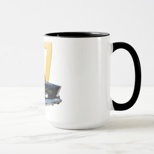 1957 Chevrolet Bel Aire Rear Uitzicht Mok (Rechts)