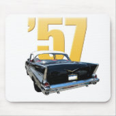 1957 Chevrolet Bel Aire Rear Uitzicht Muismat (Voorkant)