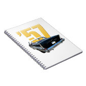 1957 Chevrolet Bel Aire Rear Uitzicht Notitieboek (Rechterzijde)