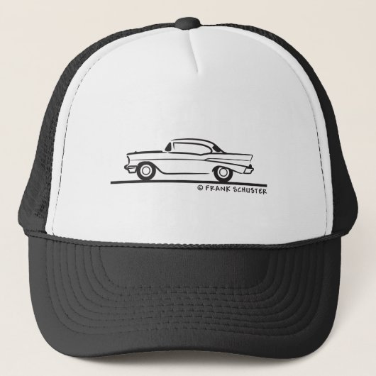 1957 Chevrolet Hardtop Coupe Trucker Pet (Voorkant)