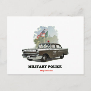 1957_ Chevrolet_Militaire_Politie Briefkaart