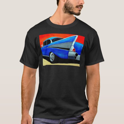 1957 Chevy Bel Air Classic T-Shirt (Voorkant)