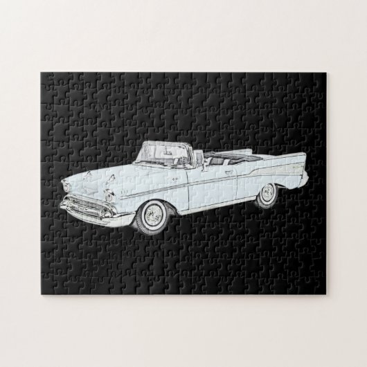 1957 Chevy Bel Air converteerbaar Legpuzzel (Horizontaal)