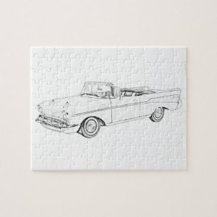 1957 Chevy Bel Air converteerbaar Legpuzzel