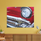 "1957 Chevy Bel Air" kunstenares Teresa Griffin Canvas Afdruk (Insitu (Woonkamer))