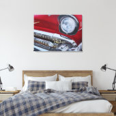 "1957 Chevy Bel Air" kunstenares Teresa Griffin Canvas Afdruk (Insitu (Slaapkamer))