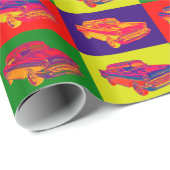 1957 Chevy Bel Air Pop Art Cadeaupapier (Rol Hoek)