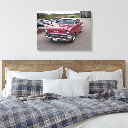 1957 Chevy Bel-Air print (Insitu (Slaapkamer))