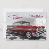 1957 Chevy Bel Air uitnodiging (Voorkant)
