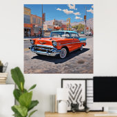 1957 Chevy Belair Poster (Thuiskantoor)