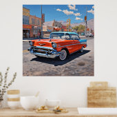 1957 Chevy Belair Poster (Keuken)