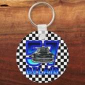 1957 Chevy Belair Sleutelhanger. Sleutelhanger (Voorkant)