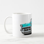 1957 Chevy Belair Turquoise Converteerbare Hot Rod Koffiemok (Links)