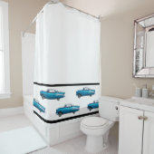 1957 Chevy Chevrolet Bel Air Klassieke auto Douchegordijn (In situ)