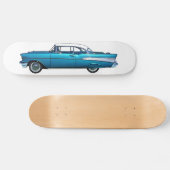 1957 Chevy Chevrolet Bel Air Klassieke auto Persoonlijk Skateboard (Horizontaal)