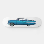 1957 Chevy Chevrolet Bel Air Klassieke auto Persoonlijk Skateboard (Horizontaal)