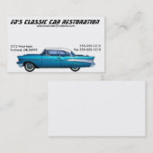 1957 Chevy Chevrolet Bel Air Klassieke auto Visitekaartje (Voorkant / Achterkant)