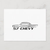1957 Chevy Hard Top Type Briefkaart (Voorkant)