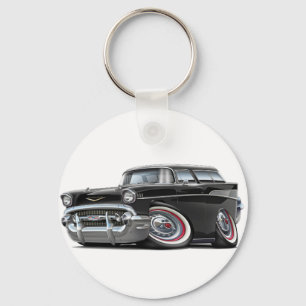 1957 Chevy Nomad Black Car Sleutelhanger