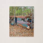 1957 Chevy Nomad Rusting in Wooded Junkyard Legpuzzel (Verticaal)