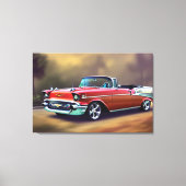 1957 Classic Car Canvas Print (Voorkant)