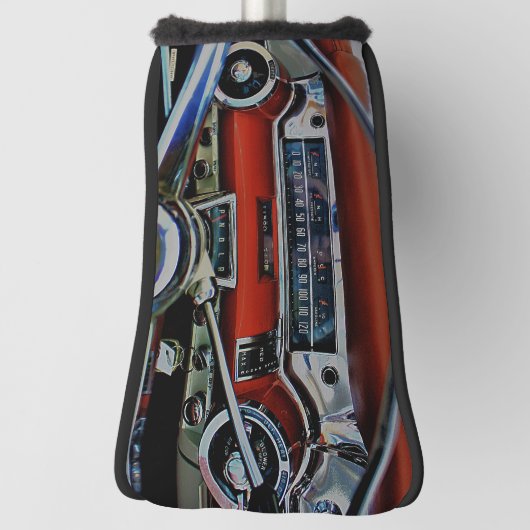 1957 Classic Car Dashboard Golfheadcover (Draai 90)