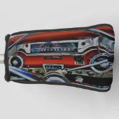 1957 Classic Car Dashboard Golfheadcover (Voorkant)