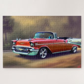 1957 Classic Car Jigzaag Puzzle Legpuzzel (Horizontaal)
