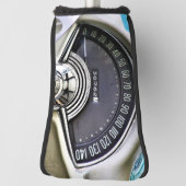 1957 Classic Sports Car Speedometer Golfheadcover (Draai 90)