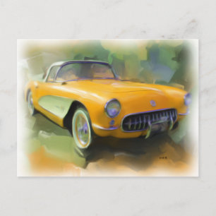 1957 Corvette Briefkaart