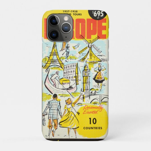 1957 EUROPA REISBROCHURE HOESJE (Achterkant)