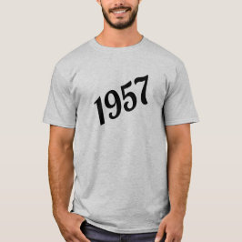 1957 Gelukkige 60e verjaardag T-shirt